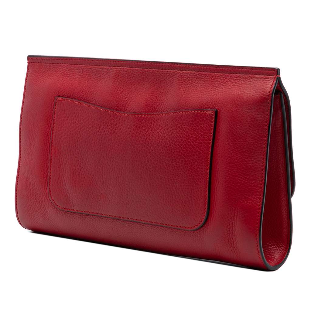 Gucci Leather Bamboo Daily Clutch - 2