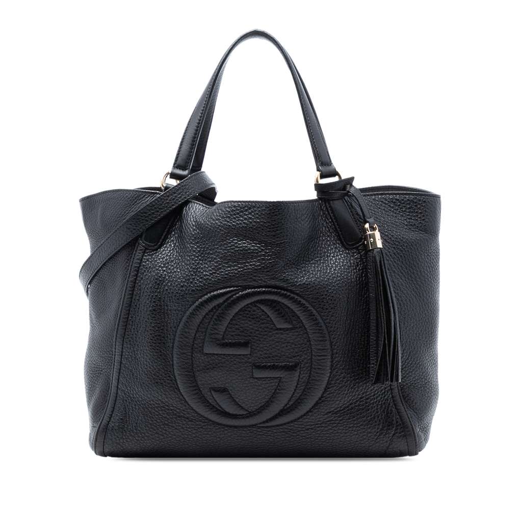 Gucci Medium Leather Soho Cellarius Tote