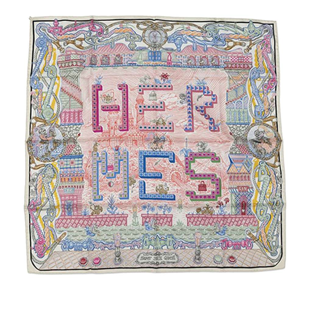 Hermès Super Silk Quest Silk Scarf 90