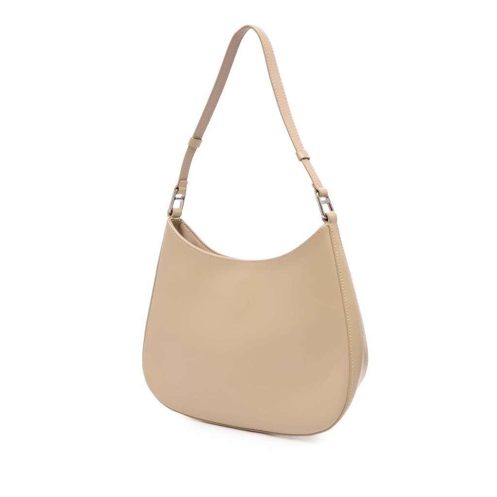 Prada Brushed Leather Cleo Shoulder Bag - 2