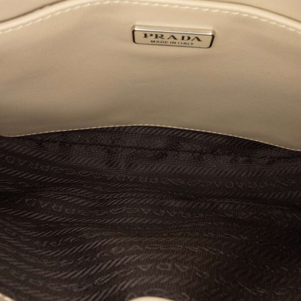 Prada Brushed Leather Cleo Shoulder Bag - 4