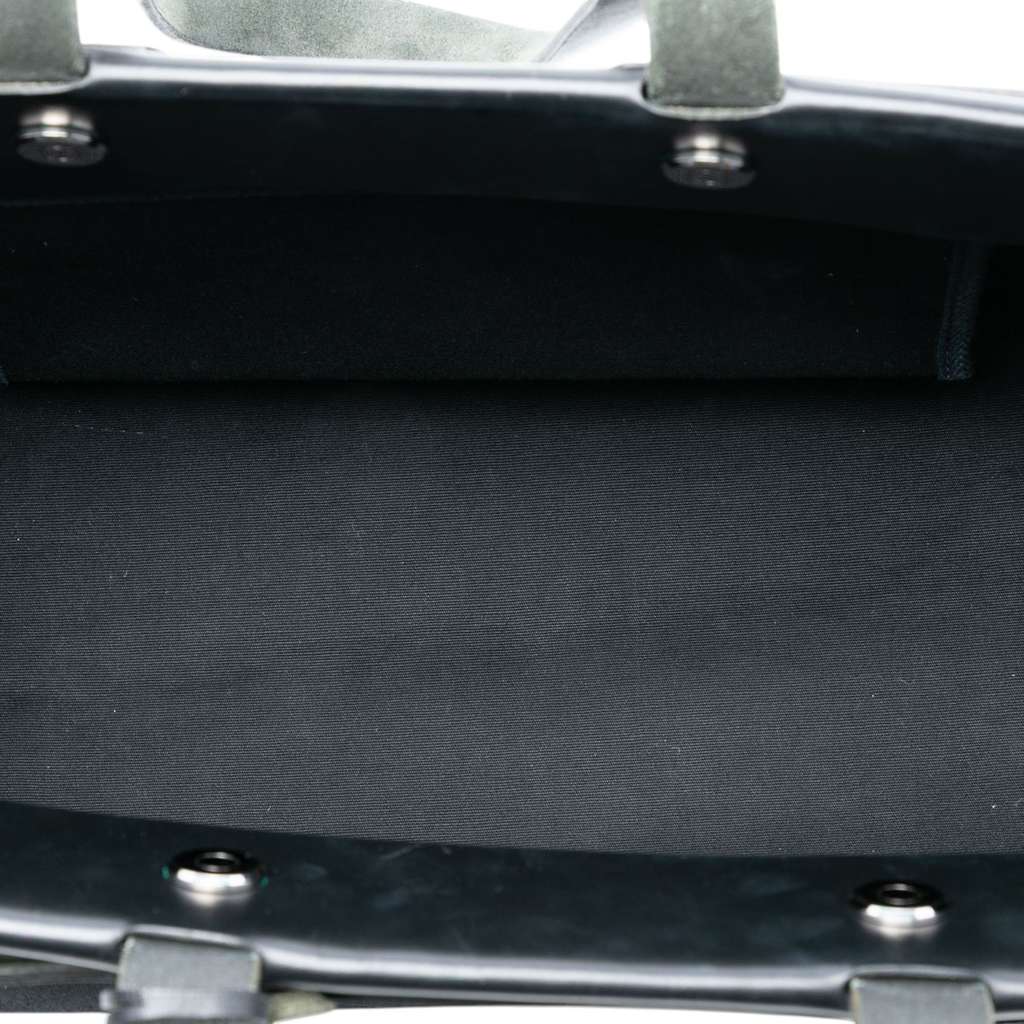 Hermès Toile and Vache Hunter Leather Herbag Cabas MM - 4