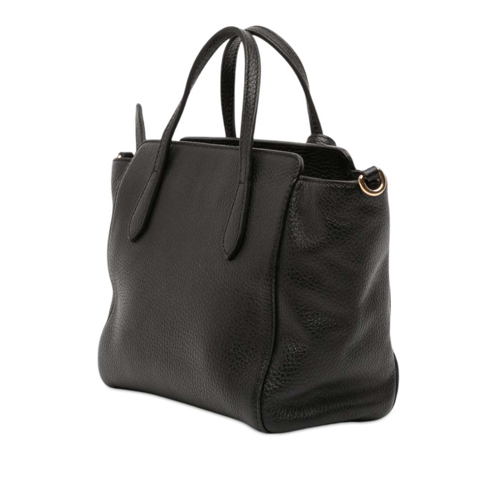 Gucci Mini Leather Swing Satchel - 2