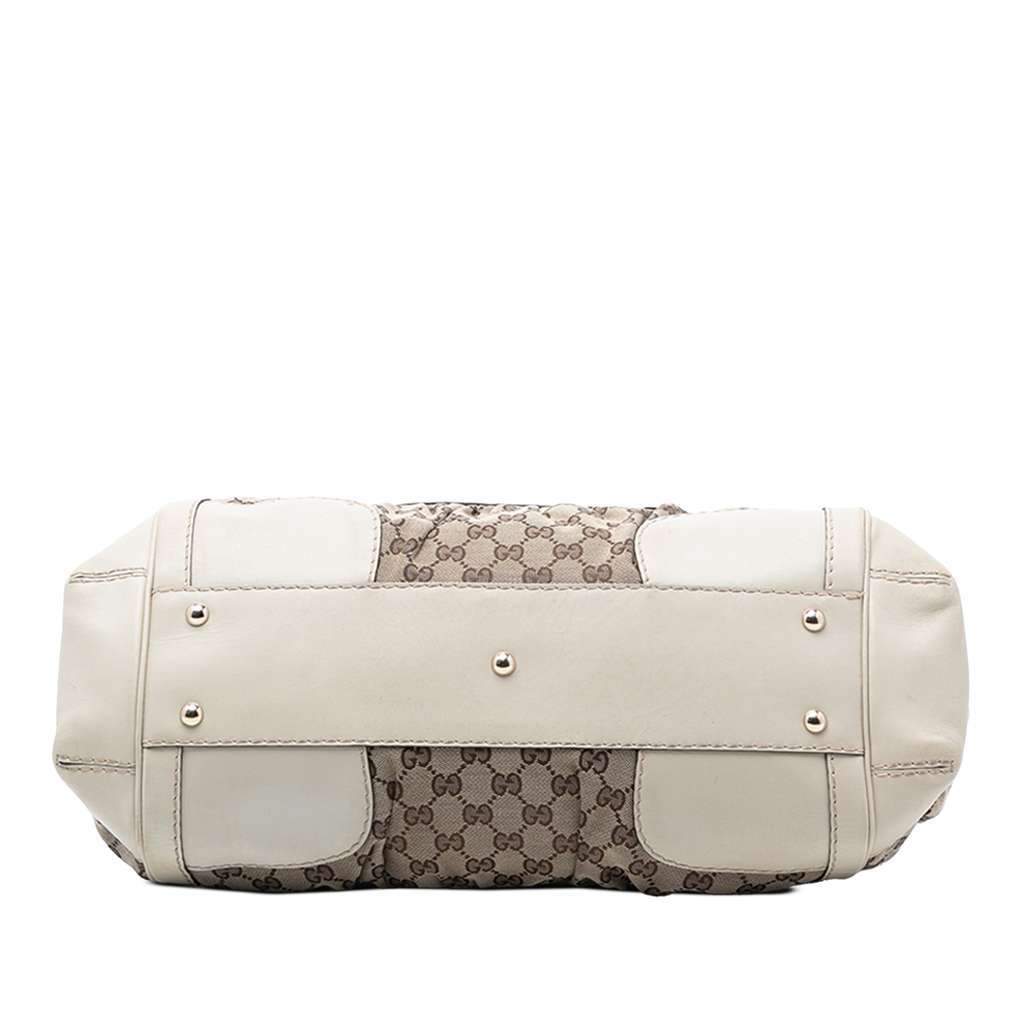 Gucci GG Canvas and Leather Dialux Queen Tote - 3