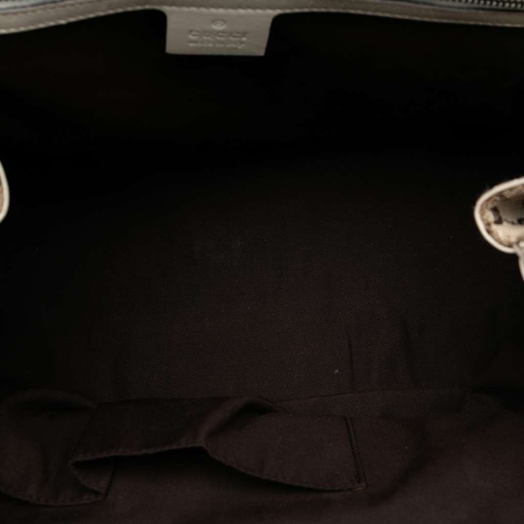 Gucci GG Canvas and Leather Dialux Queen Tote - 4