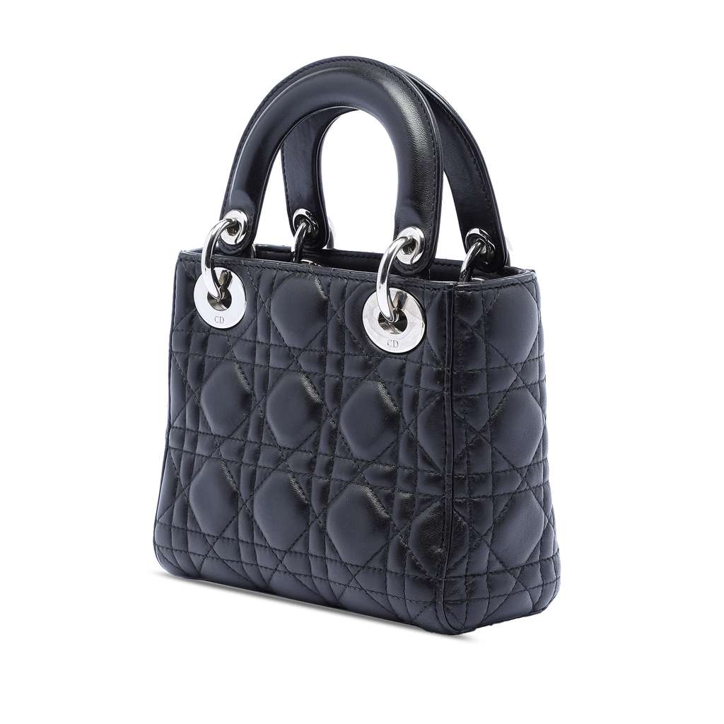 Dior Mini Lambskin Cannage Lady Dior - 2