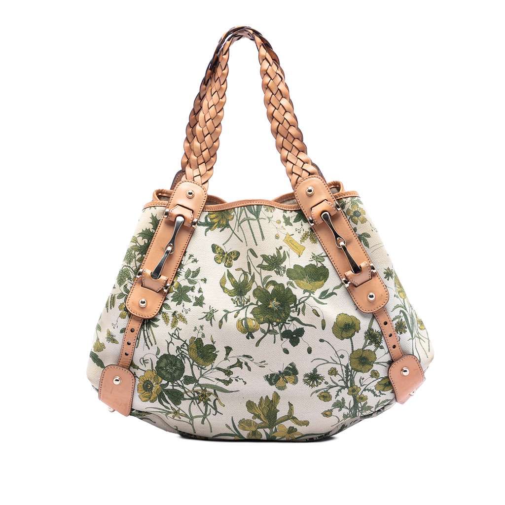Gucci Medium Canvas Floral Pelham Shoulder Bag