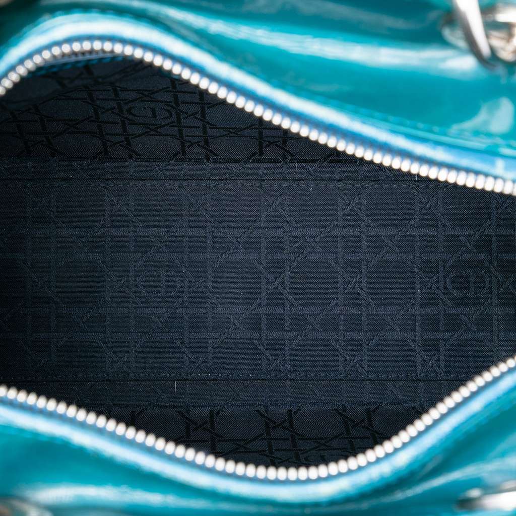 Dior Large Patent Cannage Lady Dior - 4