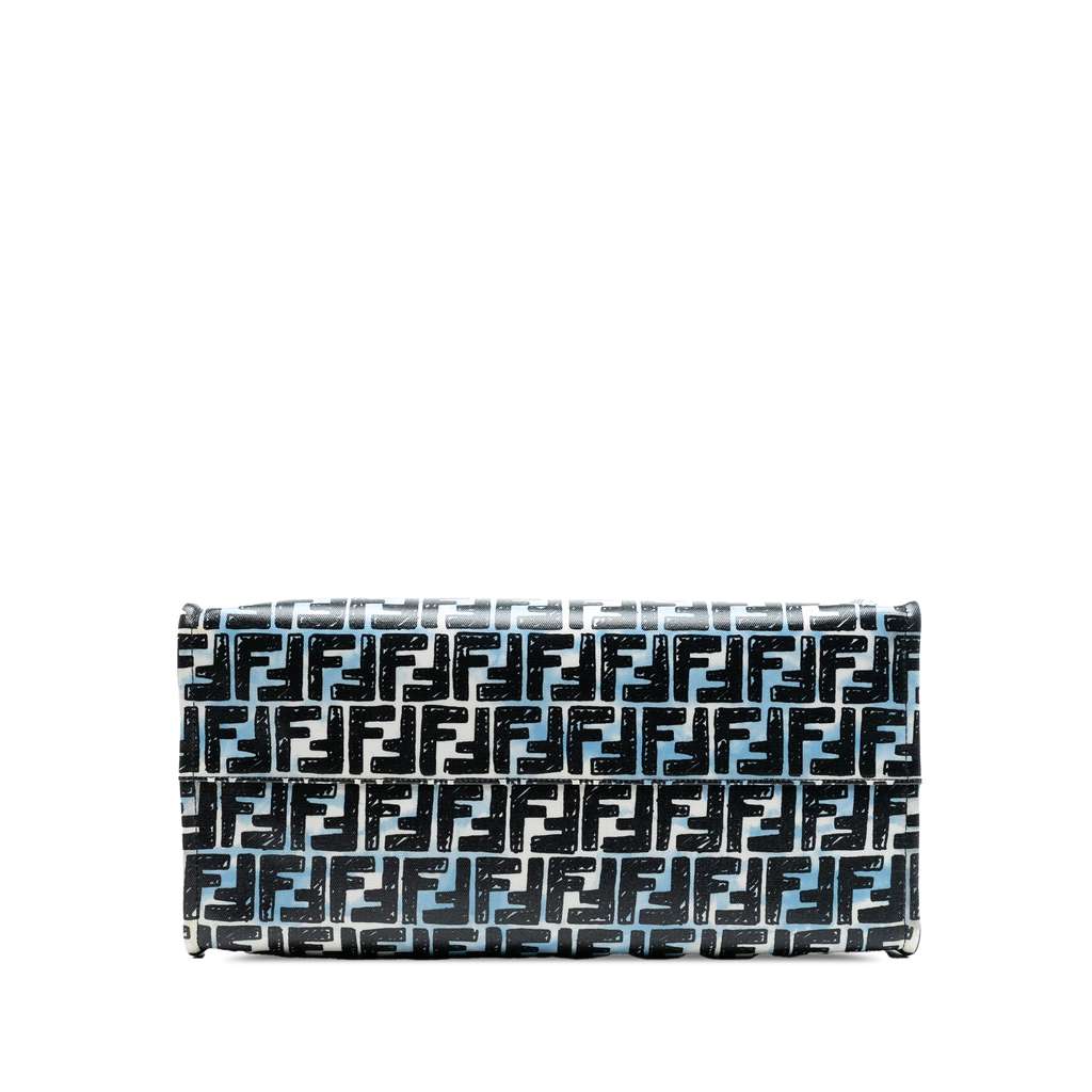 Fendi Joshua Vides Zucca Coated Canvas Cloudy Shopper Satchel - 3