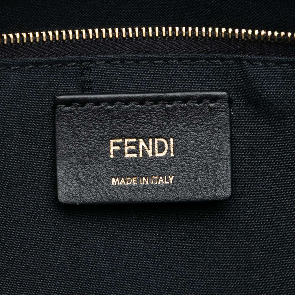 Fendi Joshua Vides Zucca Coated Canvas Cloudy Shopper Satchel - 5
