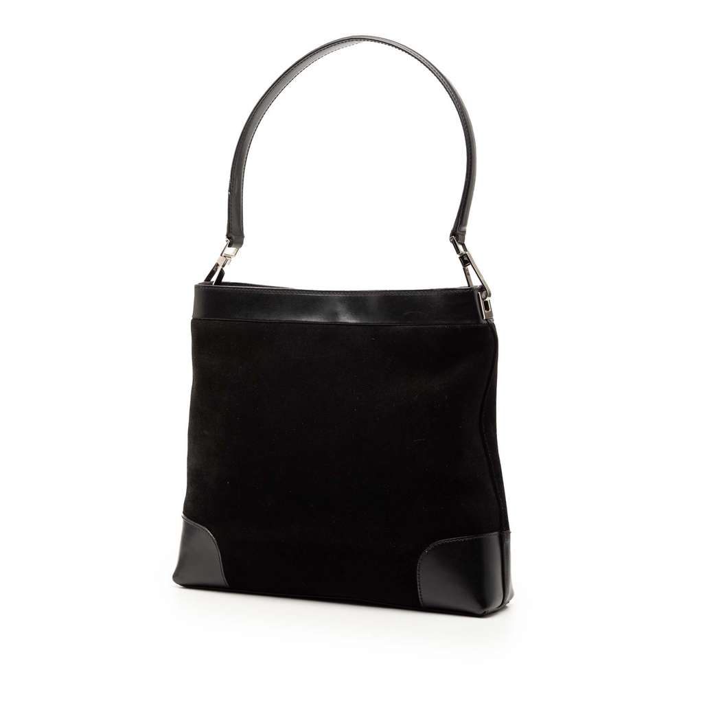 Gucci Suede Web Shoulder Bag - 2