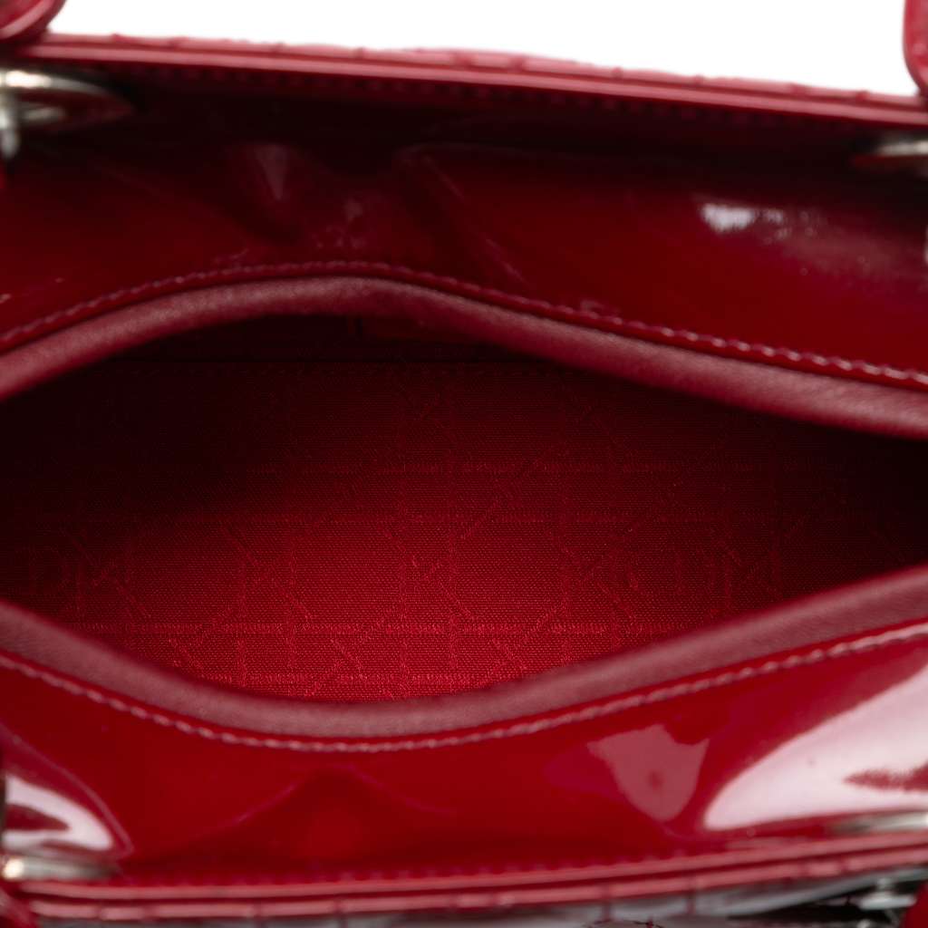 Dior Medium Patent Cannage Lady Dior - 4