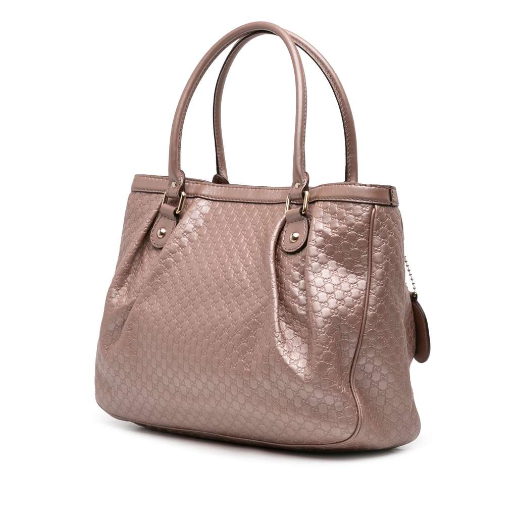Gucci Metallic Guccissima Sukey Tote - 2