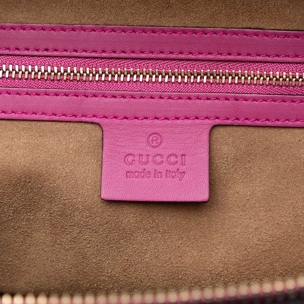 Gucci Medium GG Supreme Linea A Zip Tote - 5