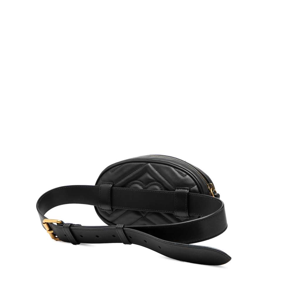 Gucci GG Marmont Matelasse Leather Belt Bag - 2