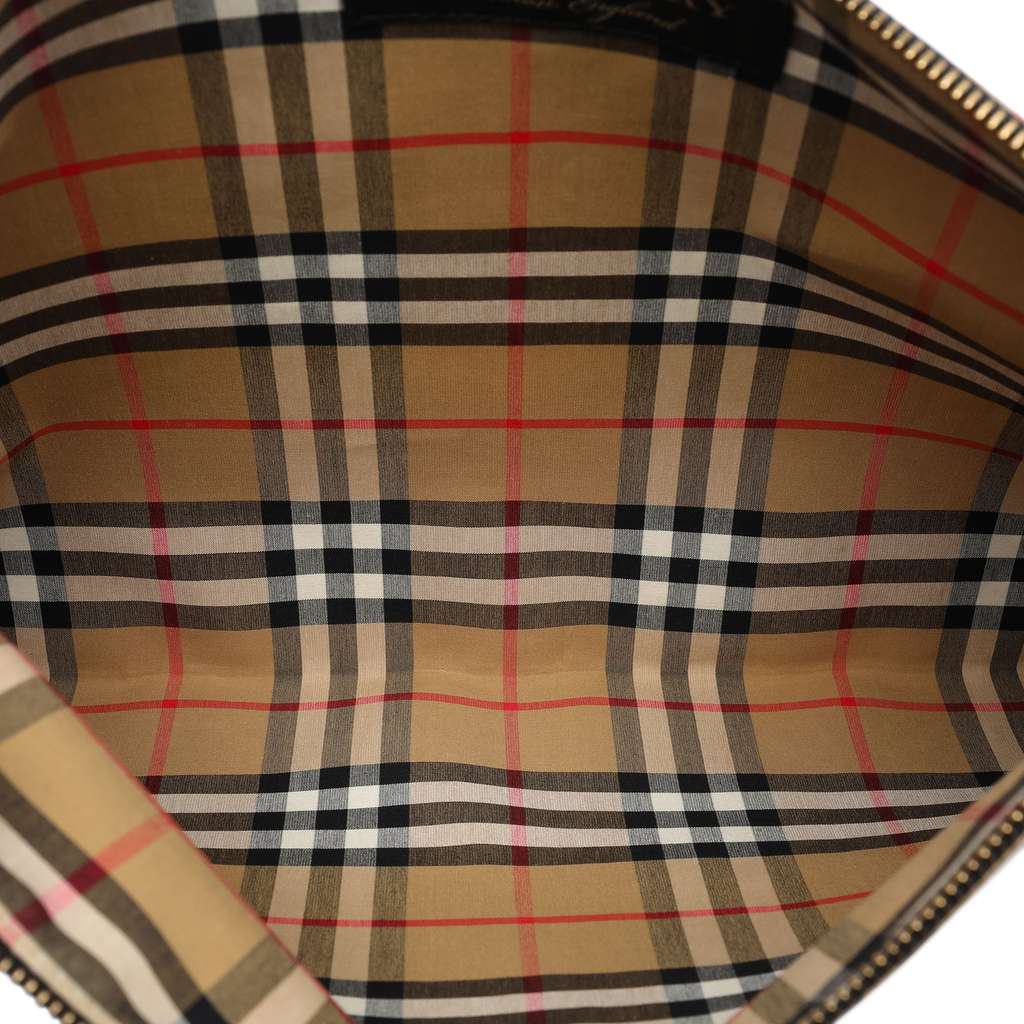 Burberry House Check Coated Canvas Clutch - 4