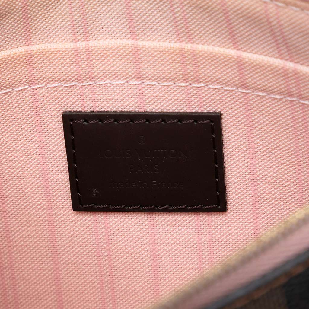 Louis Vuitton Damier Ebene Neverfull Pouch MM - 5