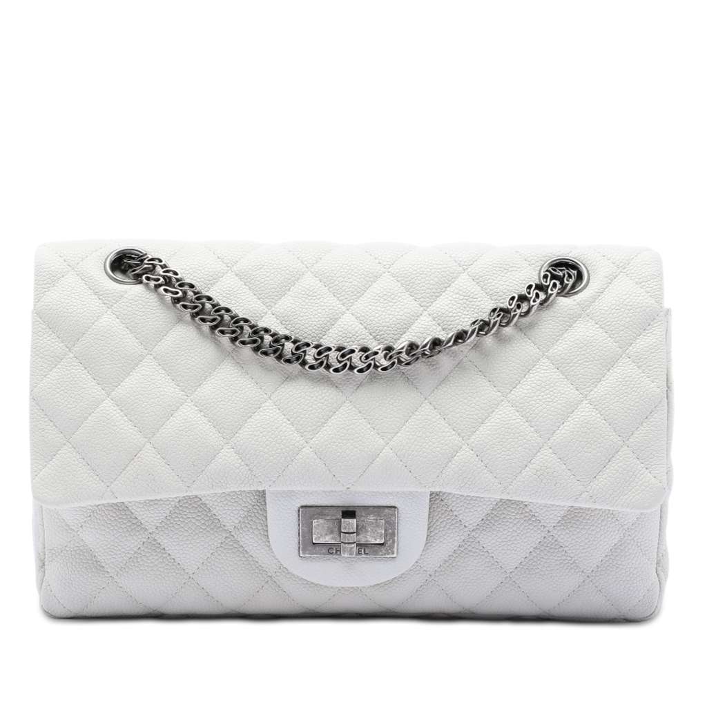 Chanel Quilted Caviar Reissue 2.55 Double Flap 225