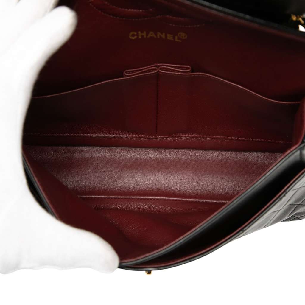 Chanel Medium Classic Lambskin Double Flap - 4