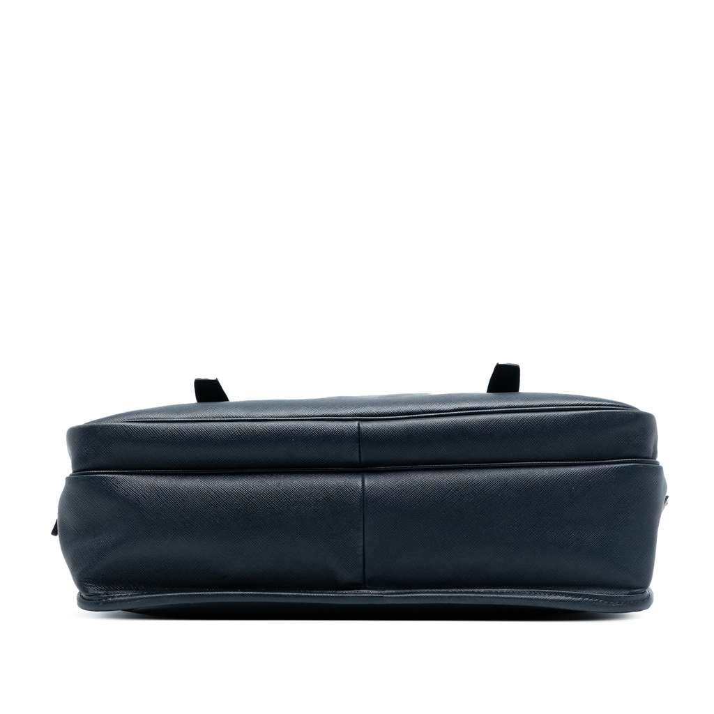 Prada Saffiano Double Buckle Briefcase - 3
