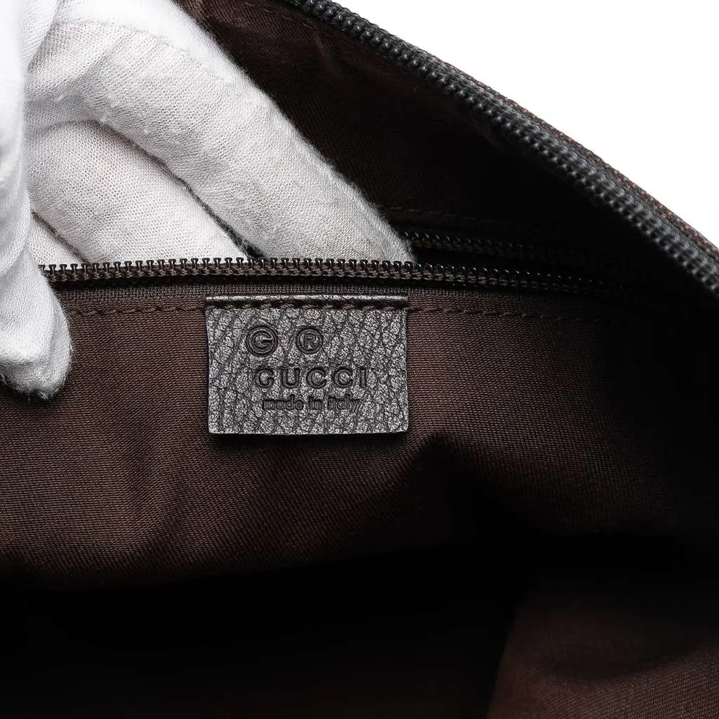 Gucci GG Denim Crossbody Brown Denim Very good - Box View