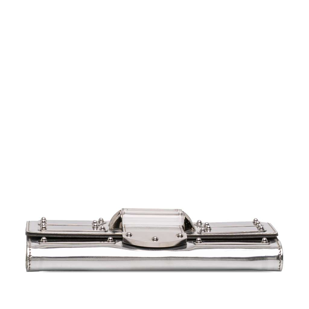 Gucci Patent Leather Mirror Clutch - 3