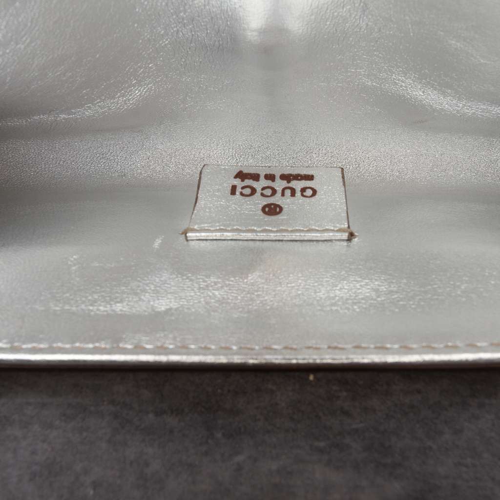 Gucci Patent Leather Mirror Clutch - 4