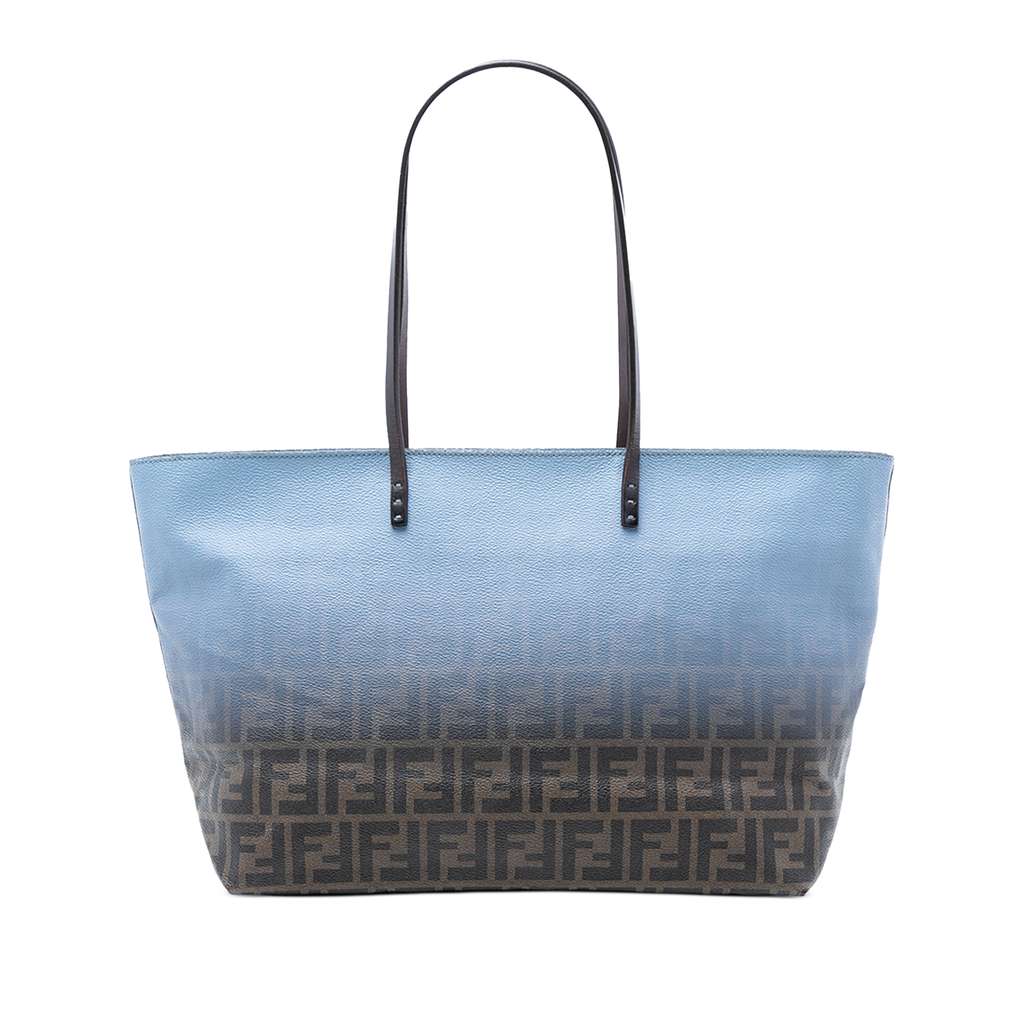 Fendi Medium Ombre Zucca Spalmati Roll Tote