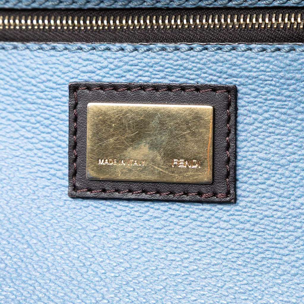 Fendi Medium Ombre Zucca Spalmati Roll Tote - 5