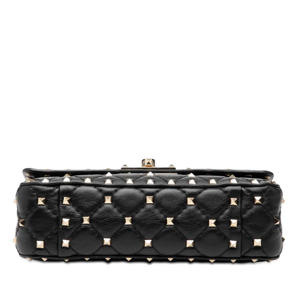 Valentino Small Nappa Rockstud Spike Satchel - 3