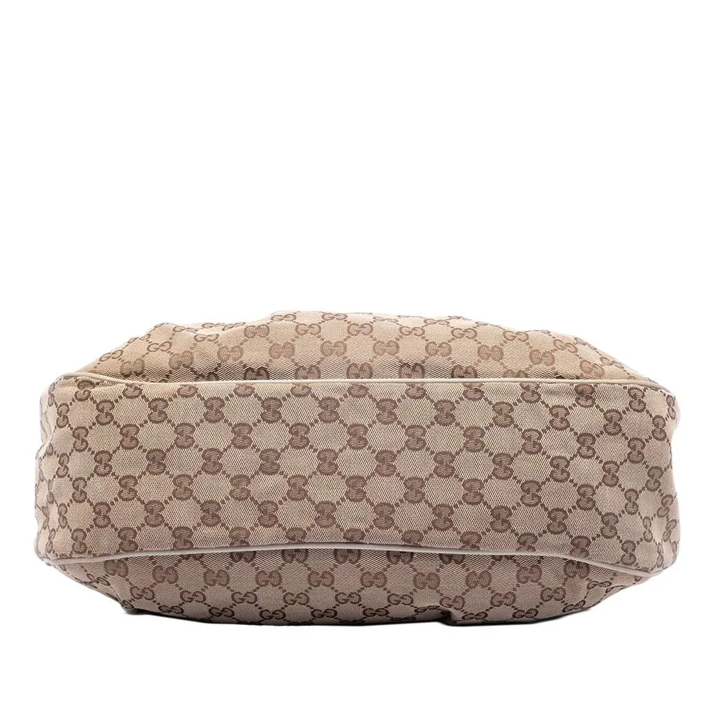 Gucci GG Canvas Sukey Shoulder Bag Brown Canvas Very good - Inside View