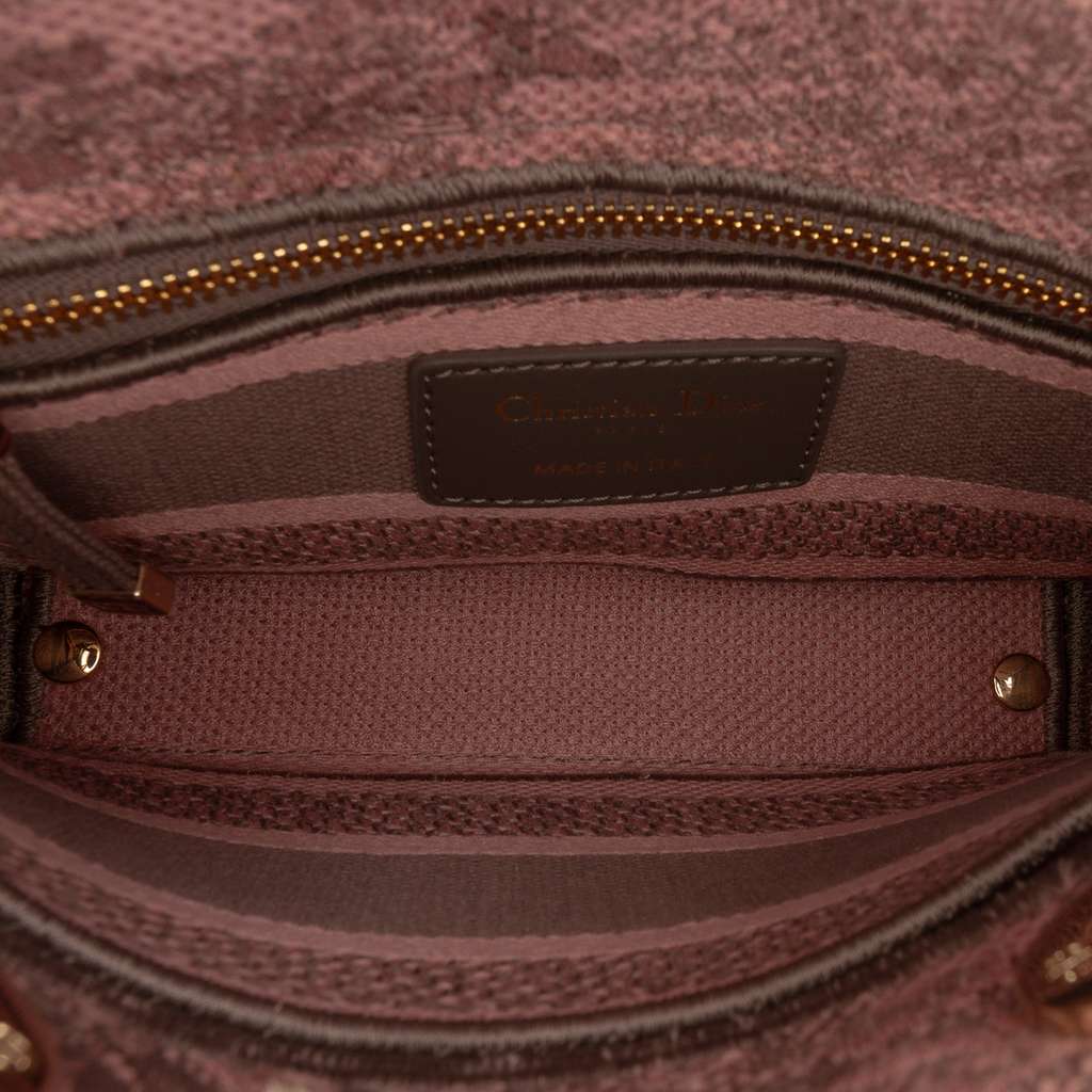 Dior Mini Embroidered Canvas Toile De Jouy Lady D Lite - 4