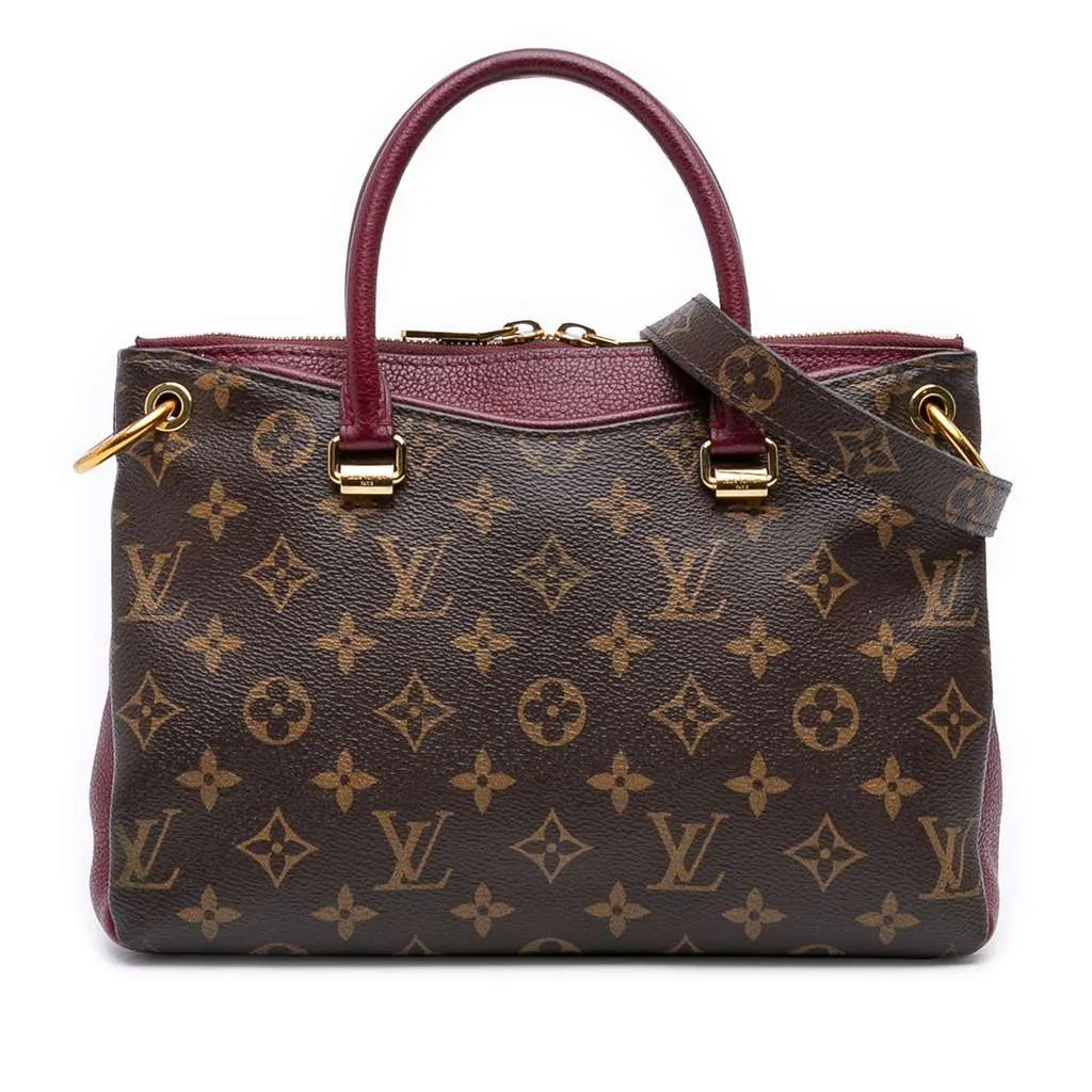 Louis Vuitton Monogram Pallas BB Brown Canvas Very good - Front View