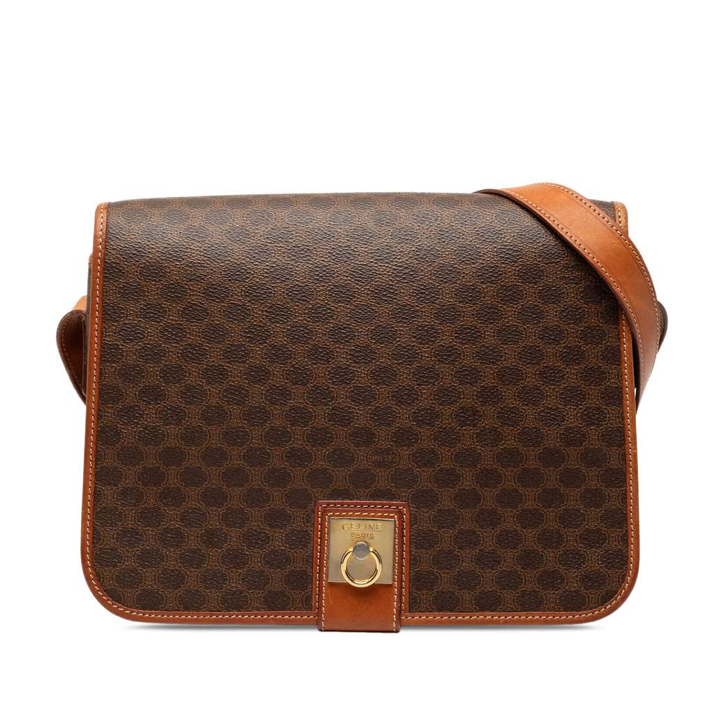 Celine Macadam Coated Canvas Crossbody