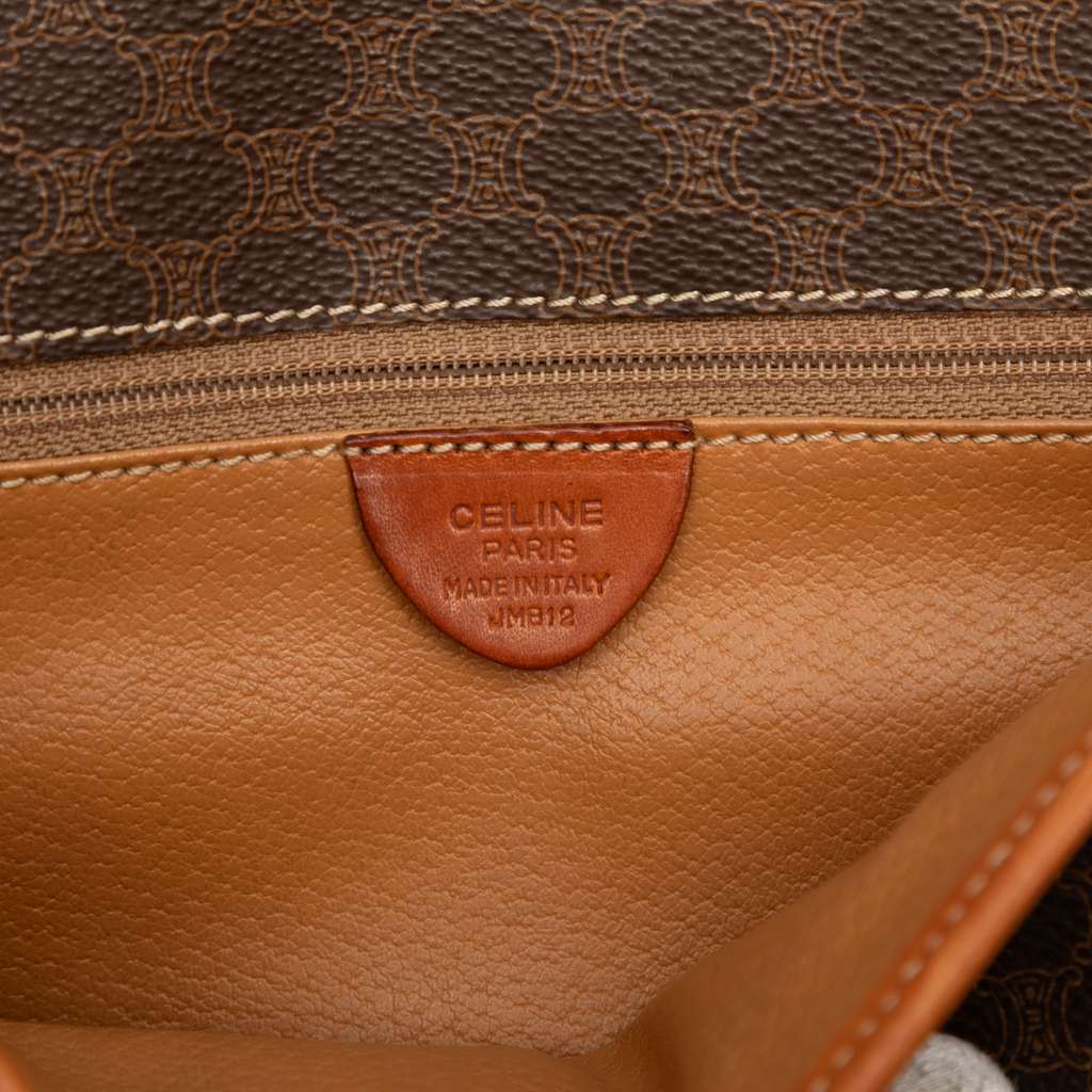 Celine Macadam Coated Canvas Crossbody - 5