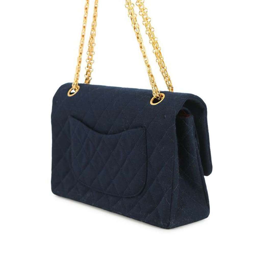 Chanel Medium Classic Jersey Double Flap - 2