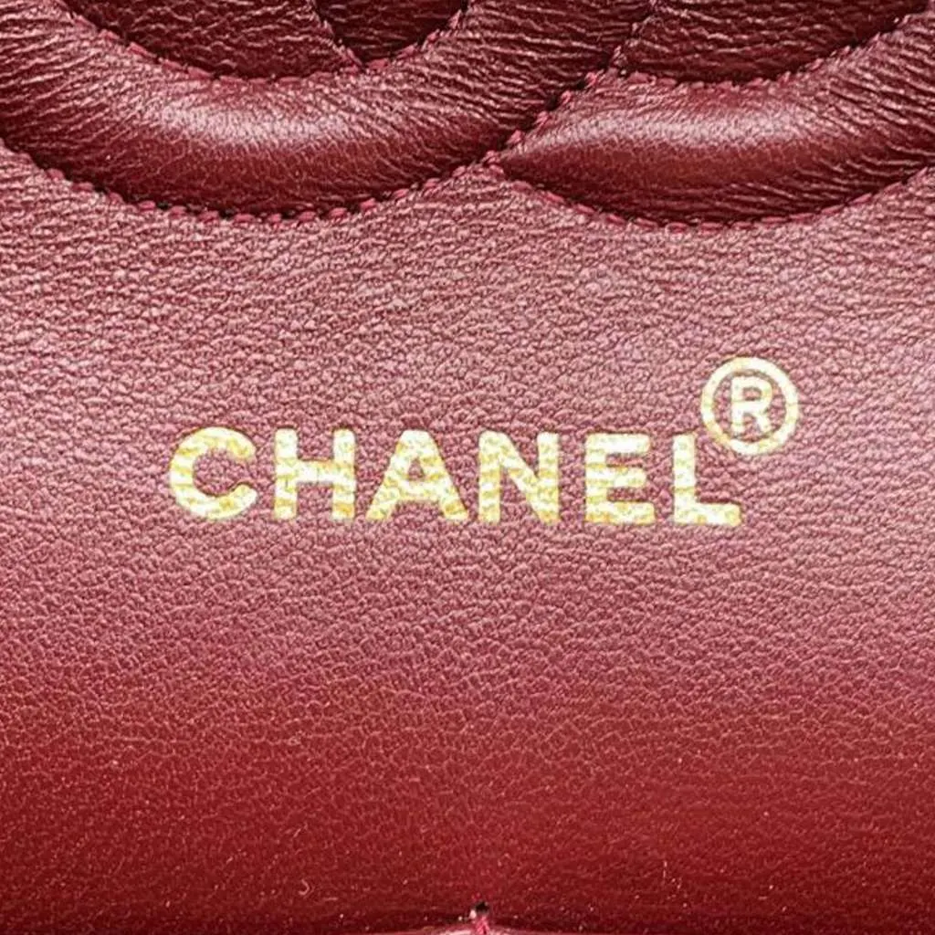 Chanel Medium Classic Jersey Double Flap Blue Cotton Good - Box View