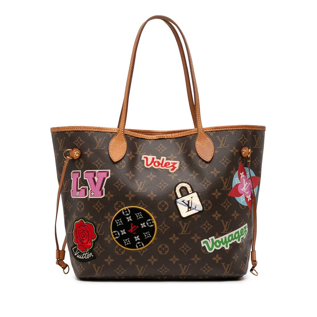 Louis Vuitton Monogram Patches Neverfull MM