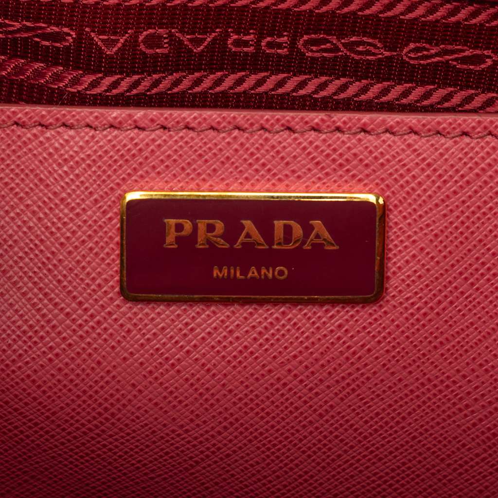 Prada Medium Saffiano Lux Galleria Double Zip Satchel - 5