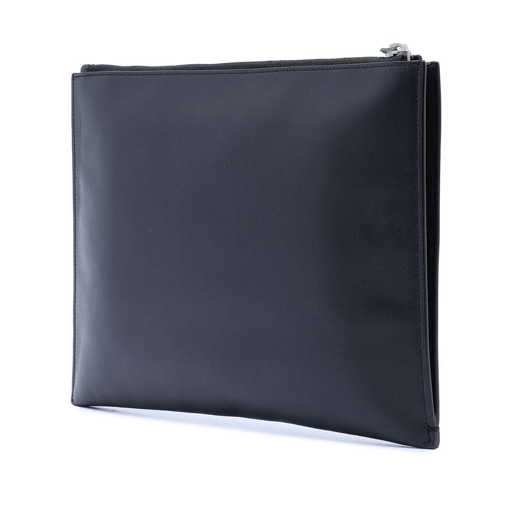 Saint Laurent Leather Logo Clutch - 2