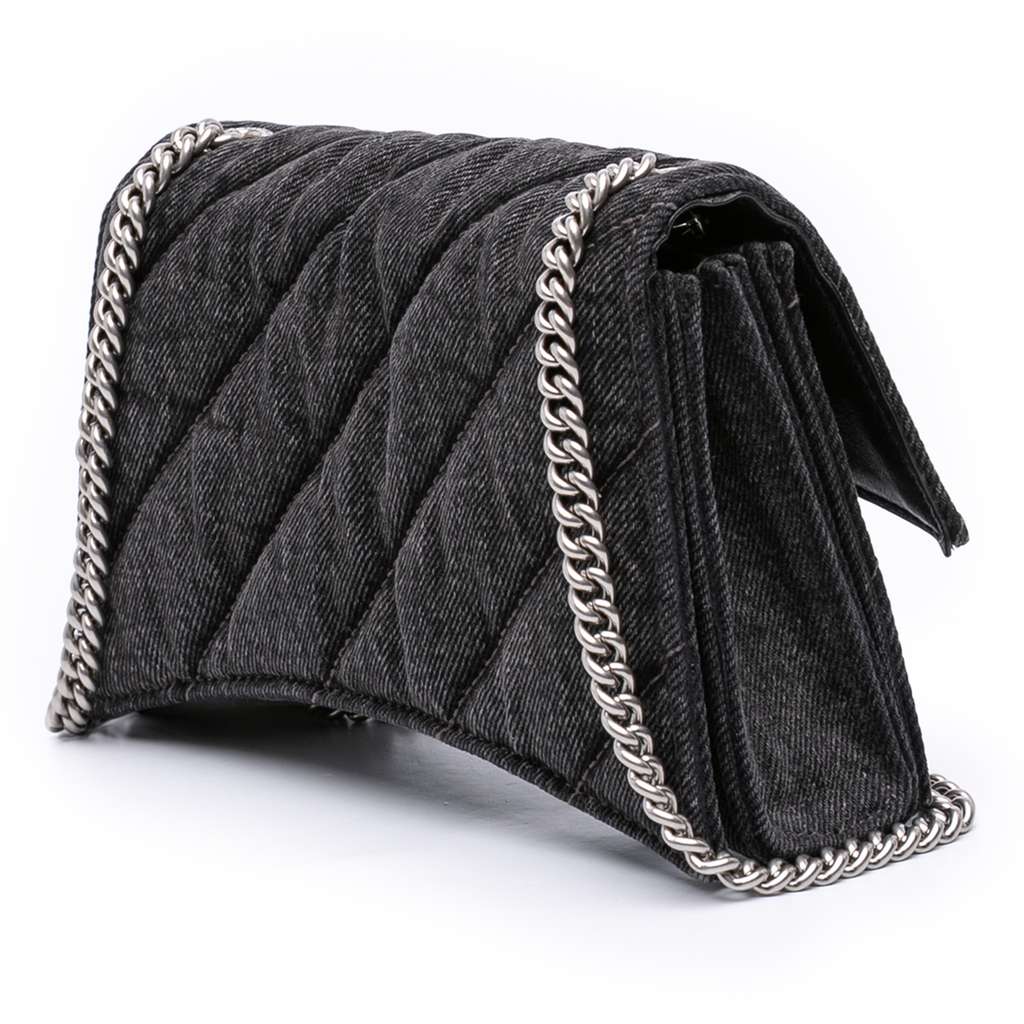 Balenciaga XS Denim Crush Chain Crossbody - 2