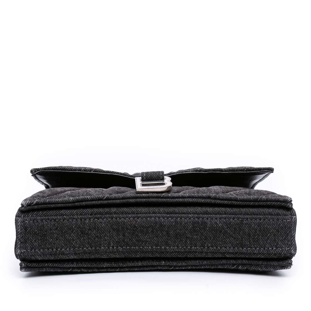 Balenciaga XS Denim Crush Chain Crossbody - 3