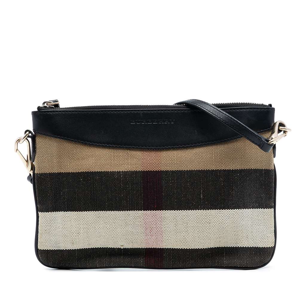 Burberry Mega Check Canvas Peyton Crossbody