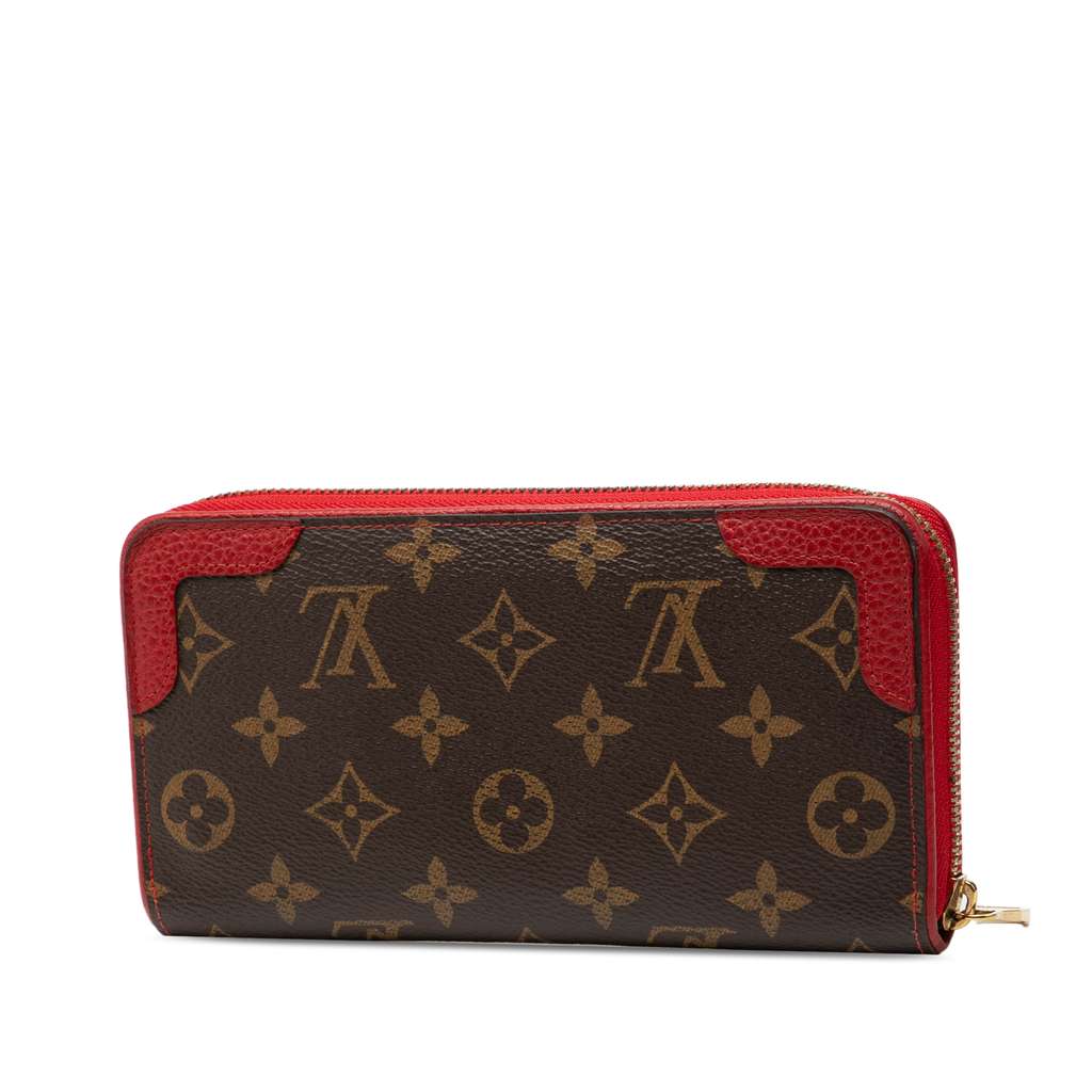 Louis Vuitton Monogram Retiro Zippy Wallet - 2