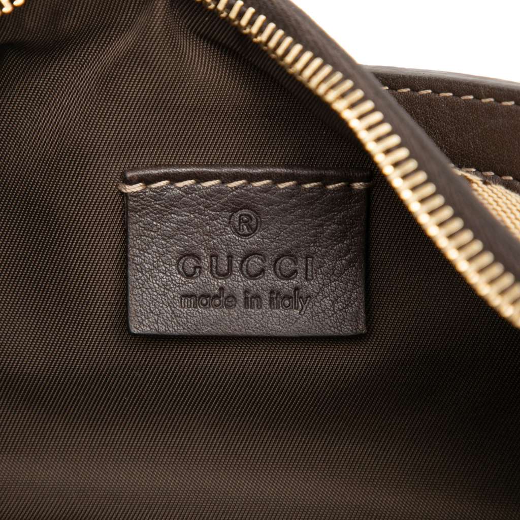 Gucci GG Canvas Web Handbag - 5