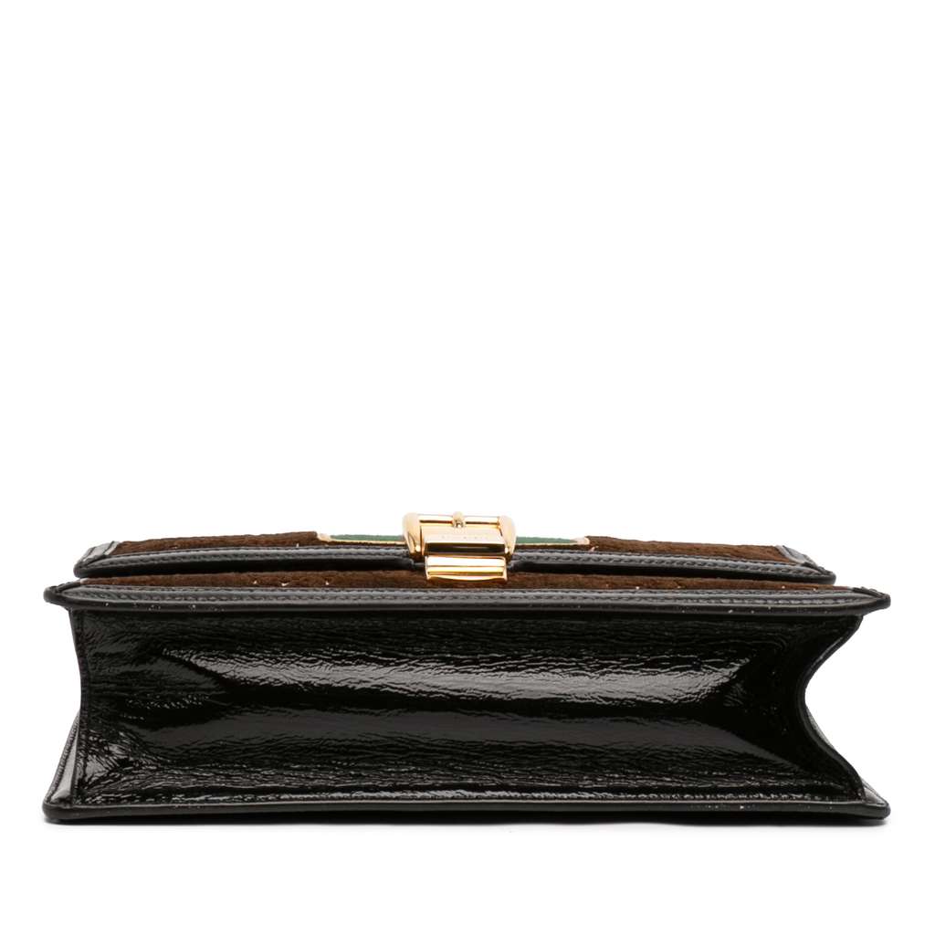 Gucci Small GG Velvet Sylvie Crossbody - 3