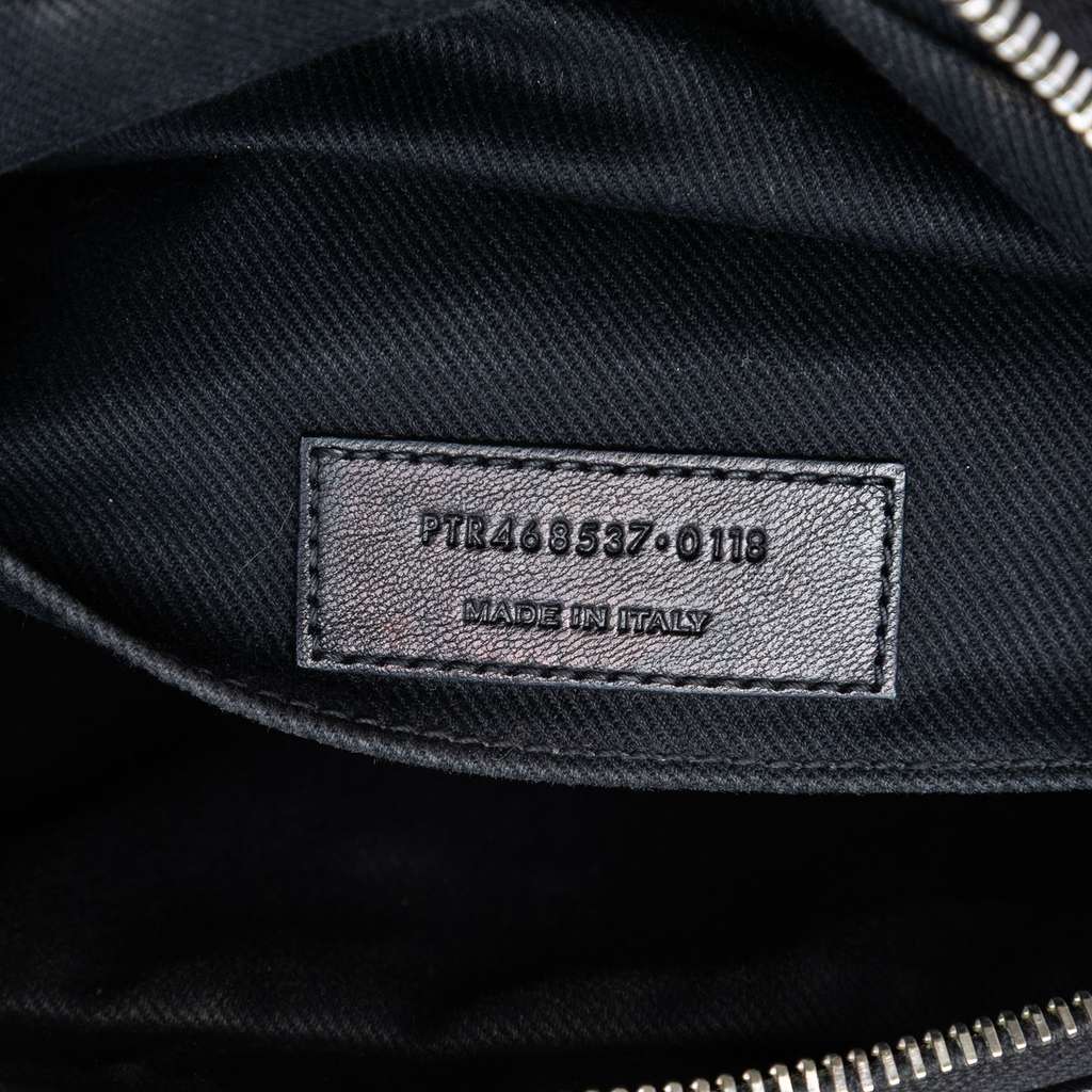 Saint Laurent Woven Raffia and Leather Lou Camera Bag - 5