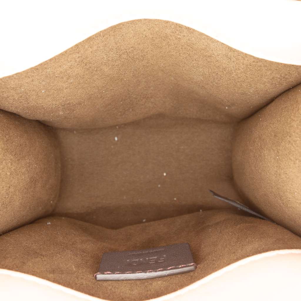 Fendi Mini Zucca Embossed Leather Sunshine Shopper Tote - 4