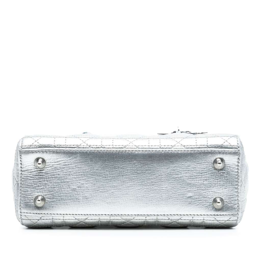 Dior Small Metallic Grained Calfskin Cannage My ABCDior Lady Dior - 3