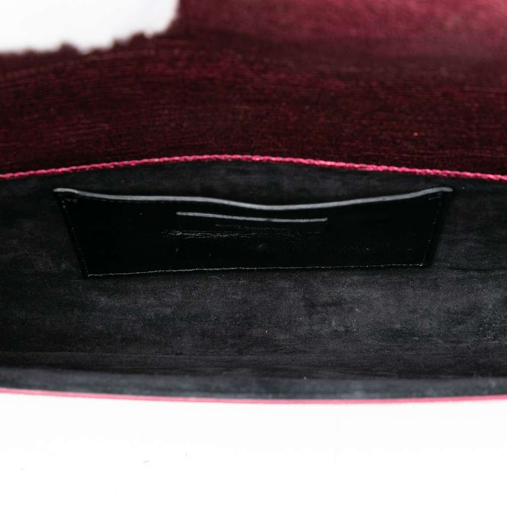 Saint Laurent Metallic Calfskin Cassandre Clutch - 4